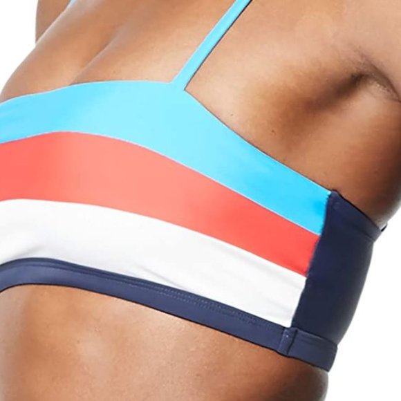 🆕 Speedo Women's Swimsuit Bikini Top Adjustable Square Neck - Picture 5 of 7